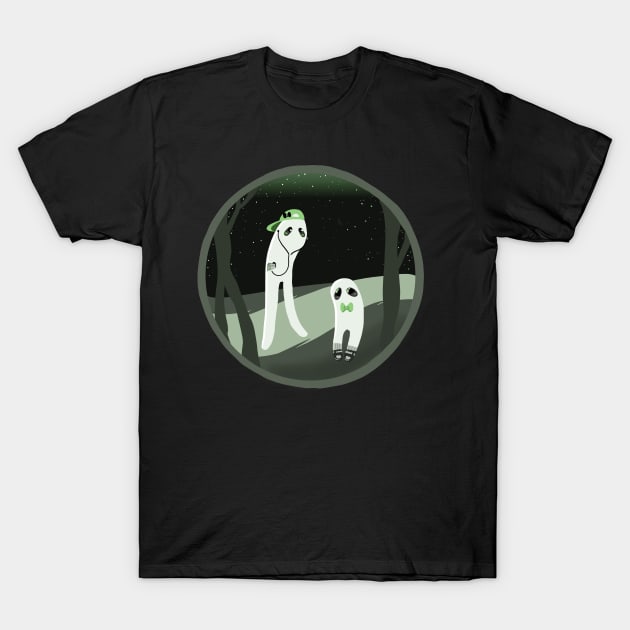 Modern Cryptids: Fashionable Nightwalkers T-Shirt by Elisa_Arts